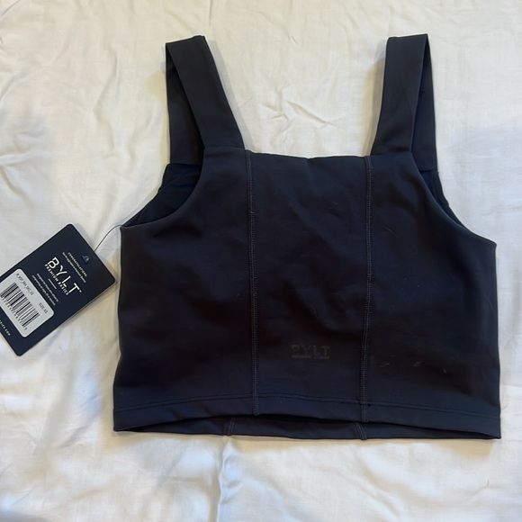 NWT Bylt Essential Sports Bra Premium Basics in Dark - Charcoal - Picture 4 of 6